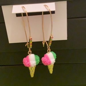 Betsy Johnson Ice Cream Earrings